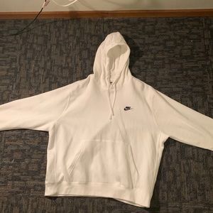 White Nike hoodie
